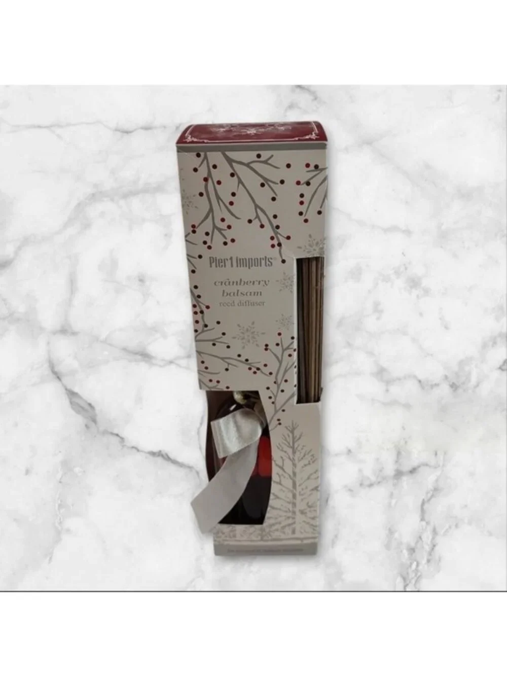 Pier 1 Imports Cranberry Balsam Red Diffuser 10fl oz